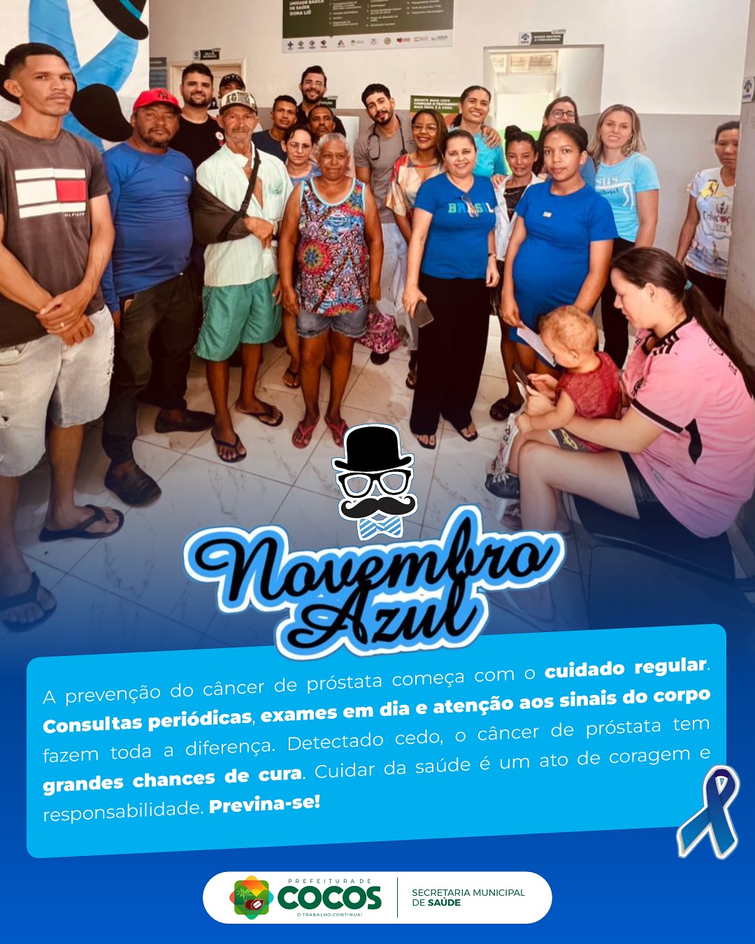 PALESTRA DEDICADA À CONSCIENTIZAÇÃO E À PREVENÇÃO DO CÂNCER DE PRÓSTATA